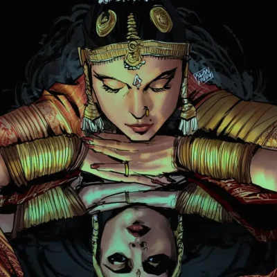it is my on digital art one girl sleeping up to the mirror best freelance digital marketer in kannur